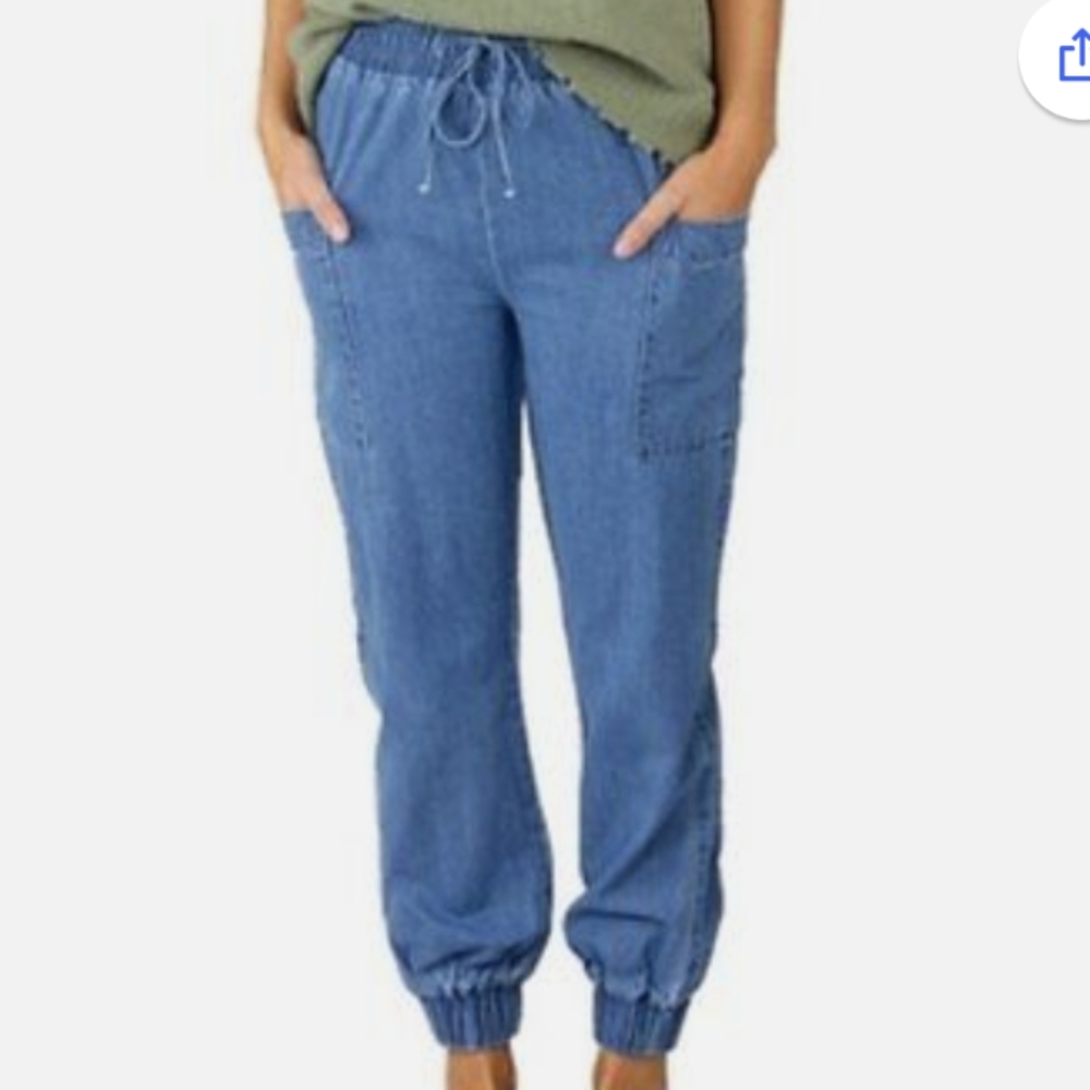 Denim Style Joggers